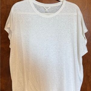 Banana Republic White Short Sleeve Tee